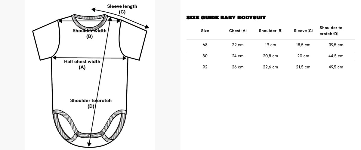 Baby Bodysuit - M Sign