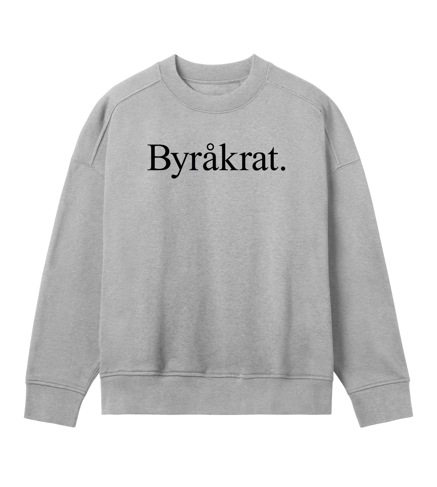 Ladies Boxy Sweatshirt - Byråkrat Large Logo