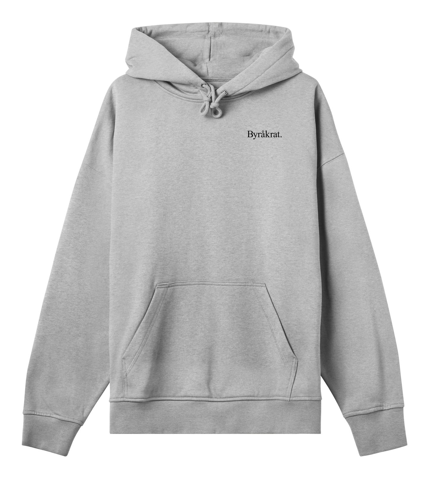 Mens Boxy Hoodie - Byråkrat Small Logo