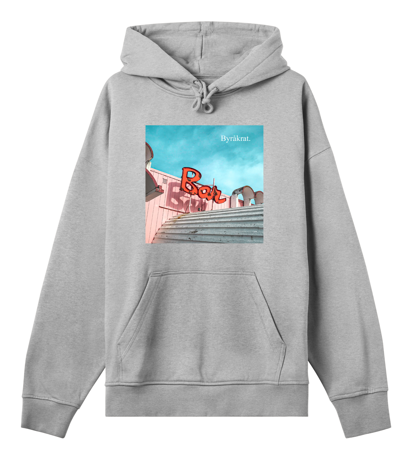 Mens Boxy Hoodie - Bar