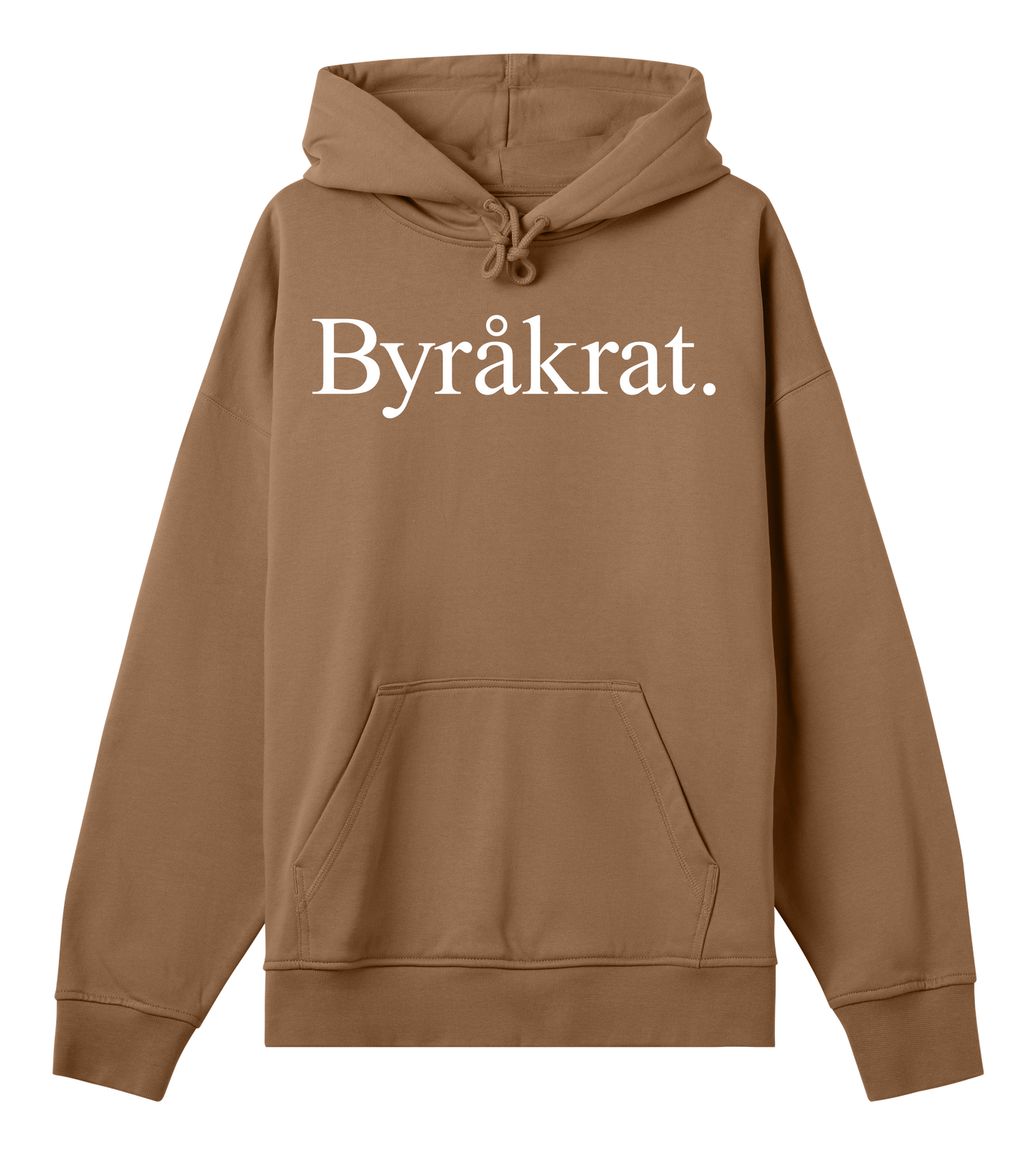 Mens Boxy Hoodie - Byråkrat Large Logo