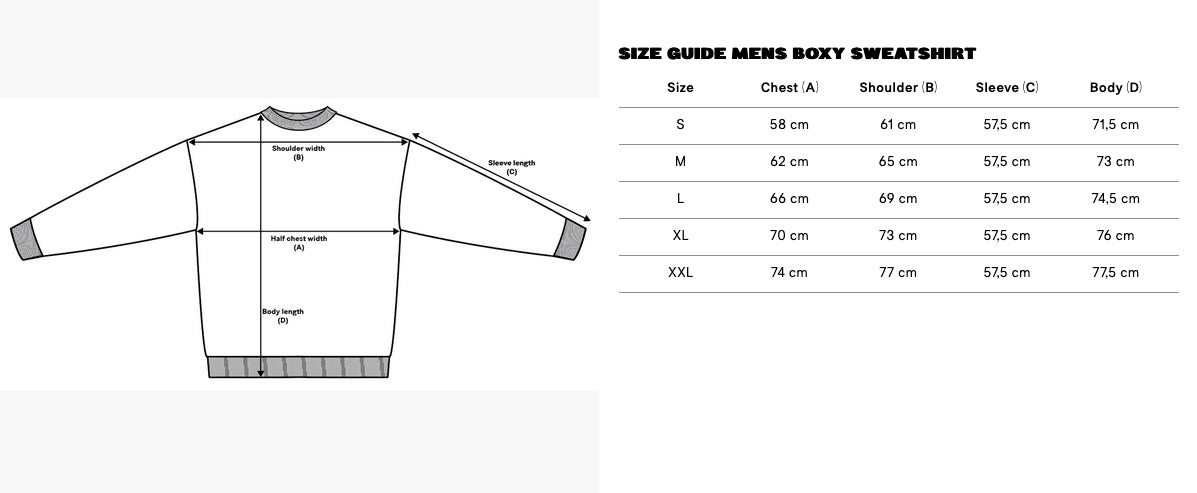 Mens Boxy Sweatshirt - Möte