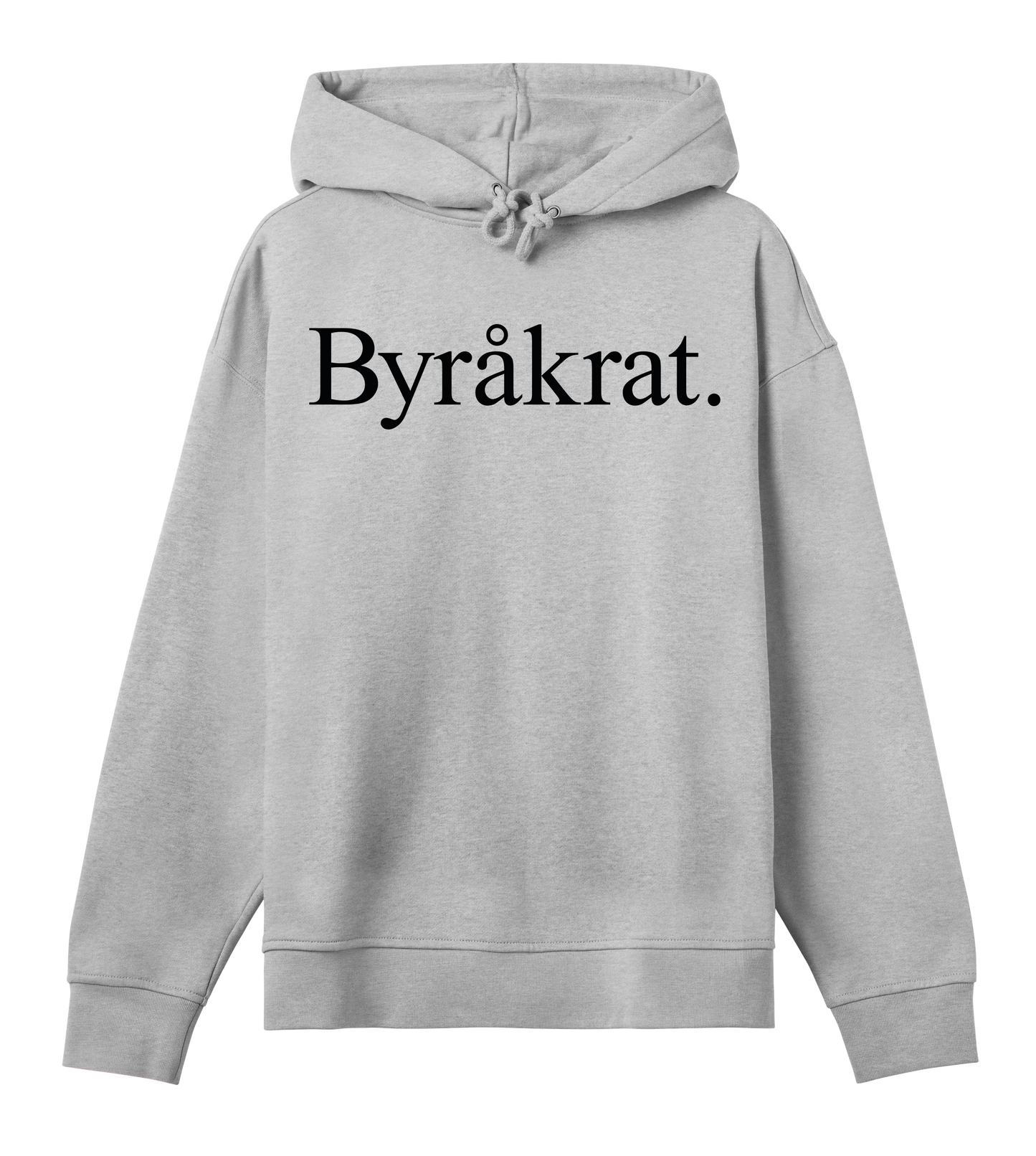 Ladies Boxy Hoodie - Byråkrat Large Logo