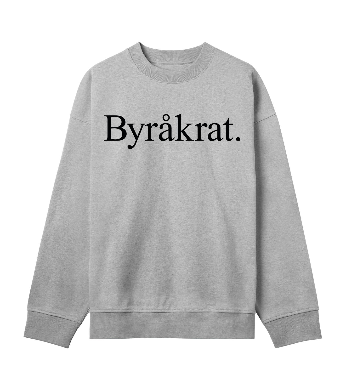 Mens Boxy Sweatshirt - Byråkrat Large Logo