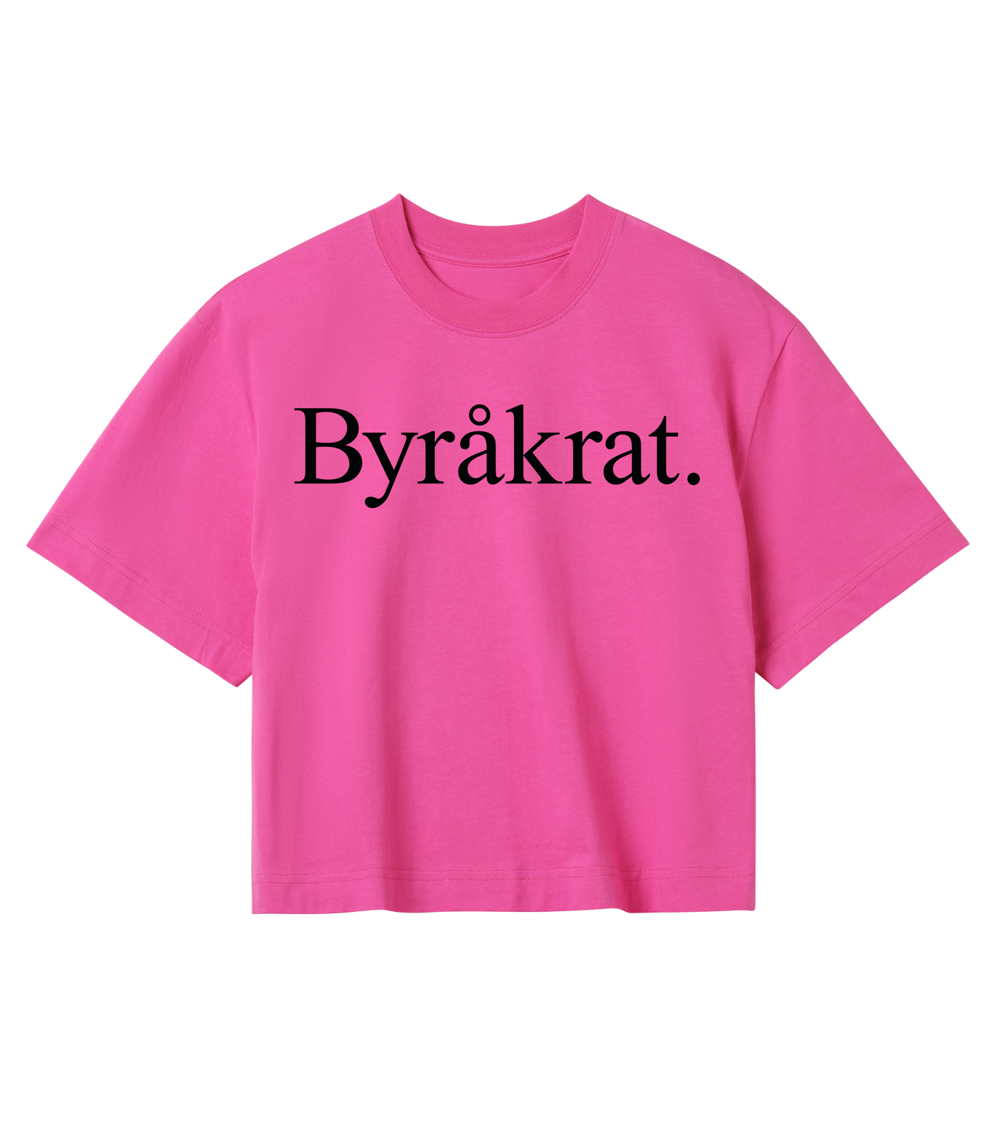 Ladies Crop Top - Byråkrat Large Logo