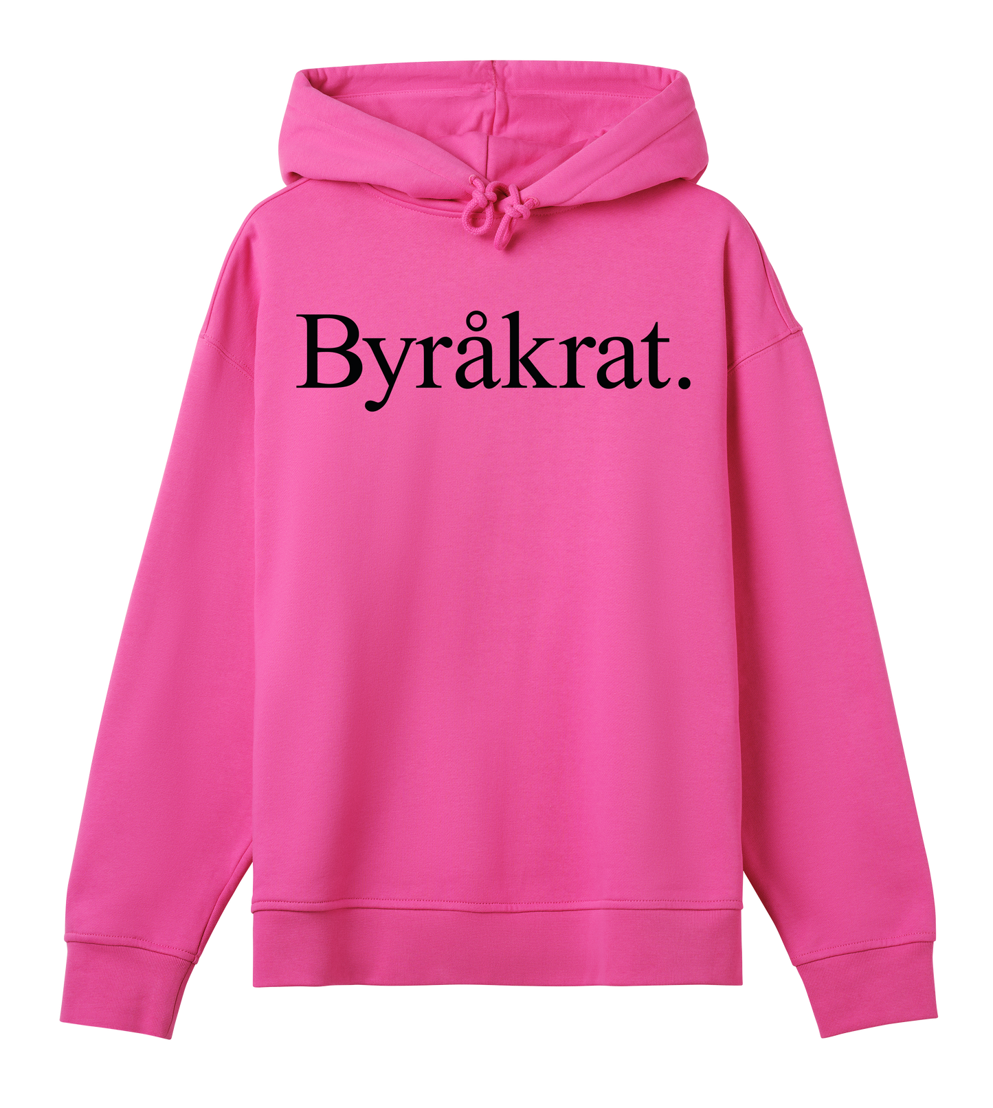 Ladies Boxy Hoodie - Byråkrat Large Logo