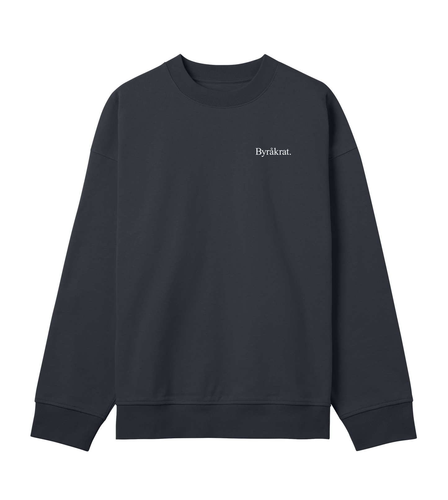 Mens Boxy Sweatshirt - Byråkrat Small Logo