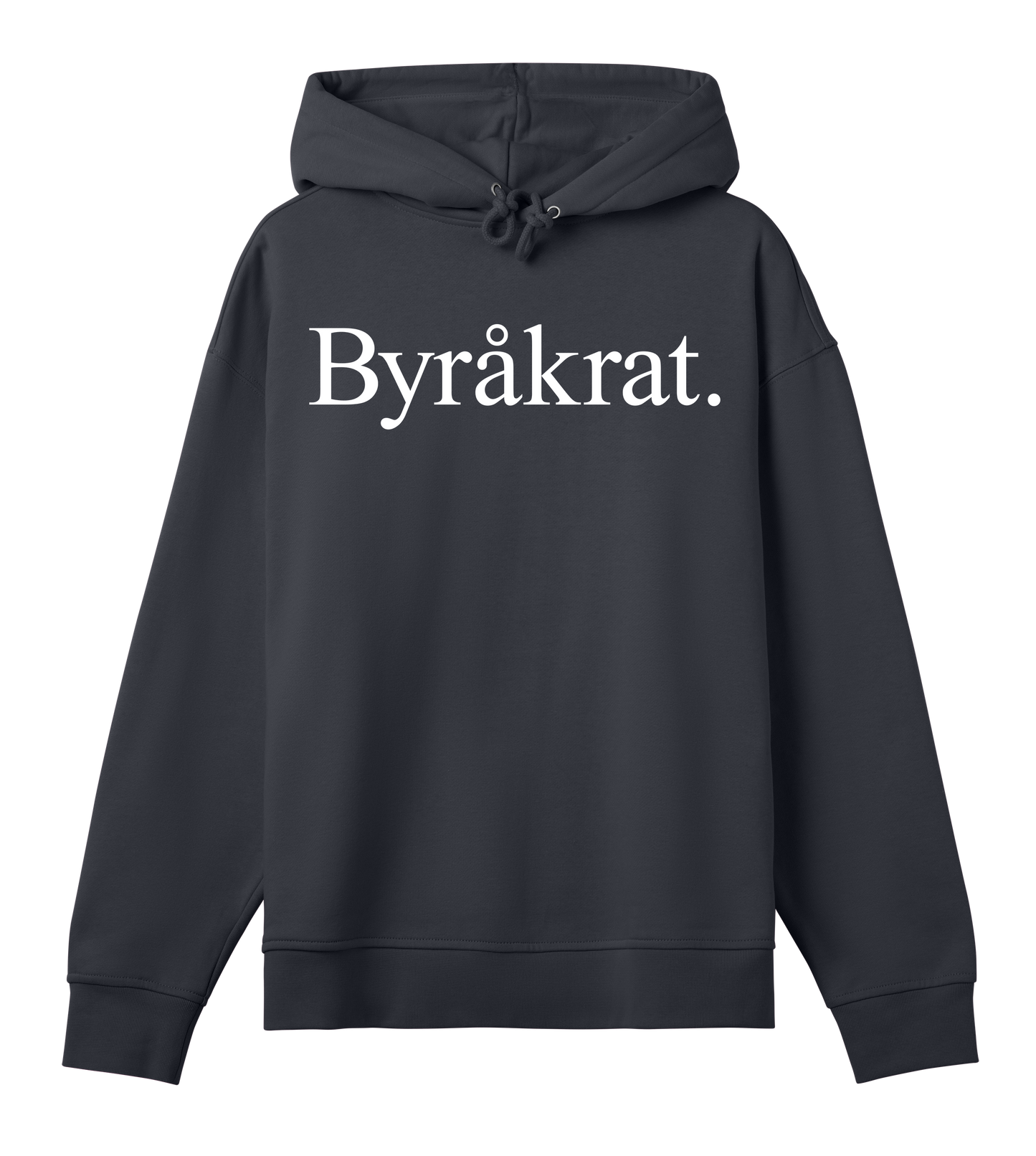 Ladies Boxy Hoodie - Byråkrat Large Logo