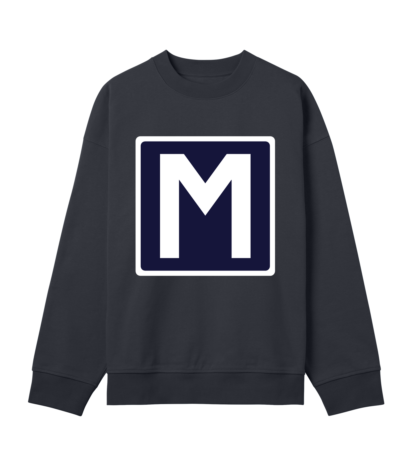 Mens Boxy Sweatshirt - M Sign