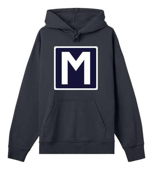 Mens Boxy Hoodie - M Sign