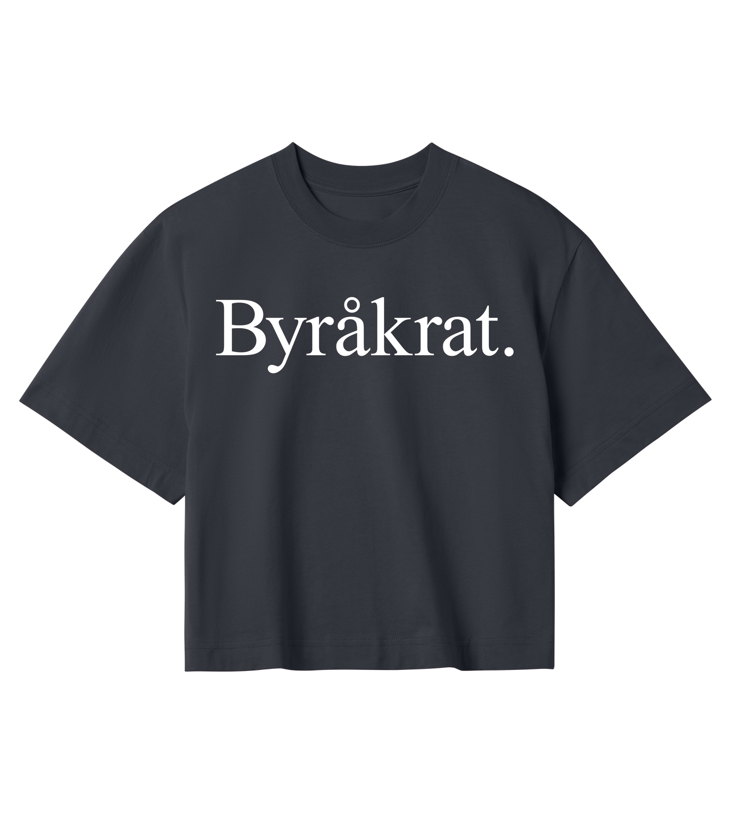 Ladies Crop Top - Byråkrat Large Logo