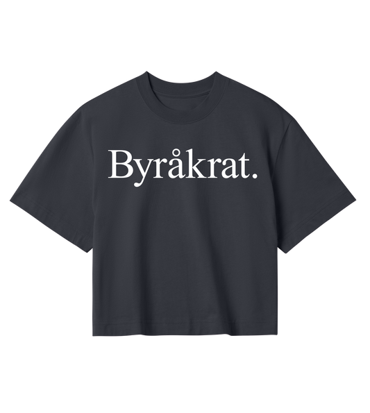 Ladies Crop Top - Byråkrat Large Logo