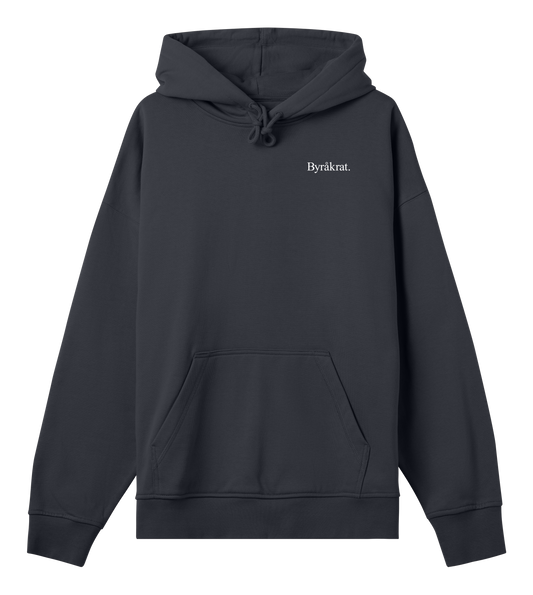 Mens Boxy Hoodie - Byråkrat Small Logo