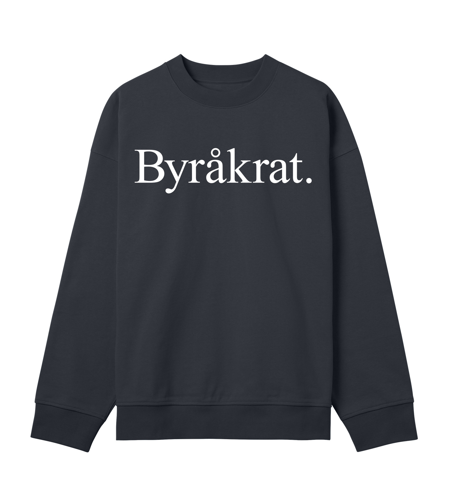 Mens Boxy Sweatshirt - Byråkrat Large Logo