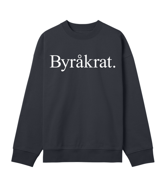 Mens Boxy Sweatshirt - Byråkrat Large Logo