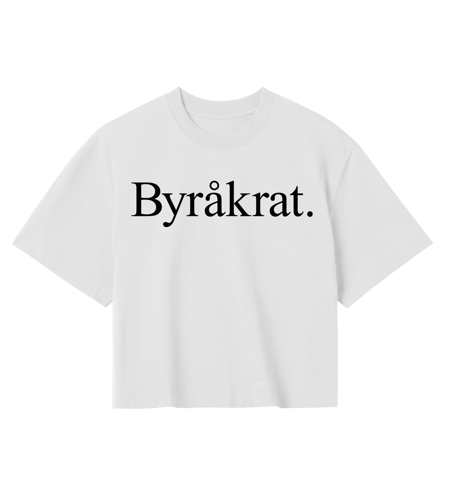 Ladies Crop Top - Byråkrat Large Logo