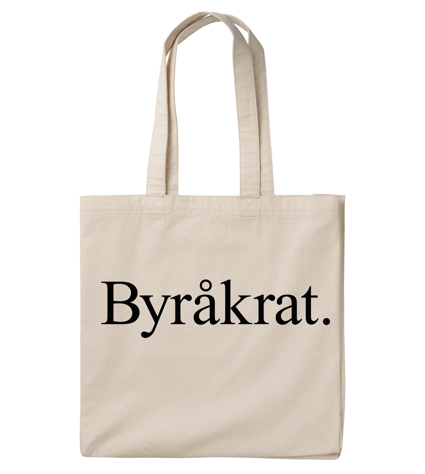 Byråkrat Large Canvas Tote Bag